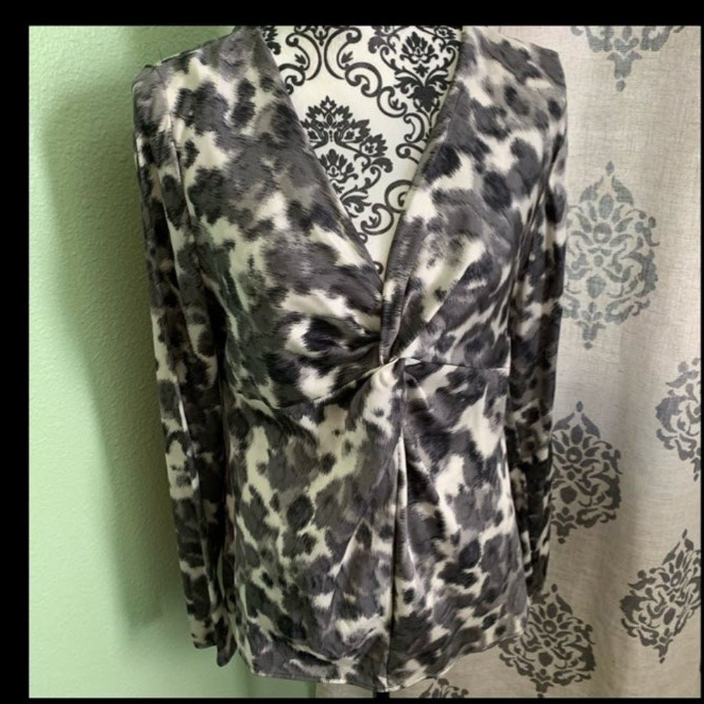 Ann Taylor leopard Print Top